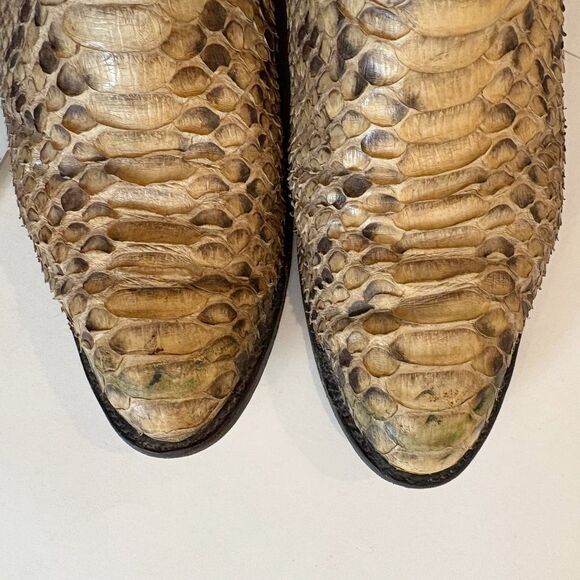 Tony Lama Men’s Size 9.5 EE Snakeskin Boots 8114 - Picture 2 of 9